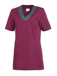 Langes Schlupfkasack Weinrot